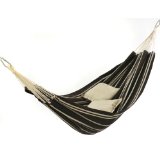 Barbados hanging Hammock, Single: handrafted in the Brazilian tradition,matching storage bag.