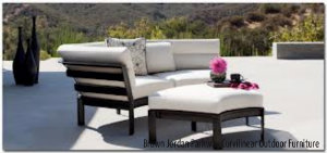 Brown Jordan Parkway Curvilinear Outdoor Furniture.