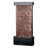 Falling Water Indoor Wall/Table Fountain with Oil Rubbed Bronze Finish Lighted fountain.