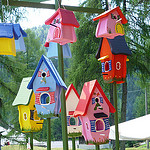 Bird Houses, Decorative Bird Houses, Decorative Bird Feeders, Fancy Bird Houses, Beautiful Bird Houses, Bird houses on poles, Indoor Bird Houses, Garden Bird houses.