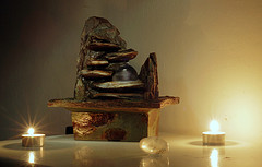 Feng shui water fountains,indoor water fountains,Table fountain with candles .