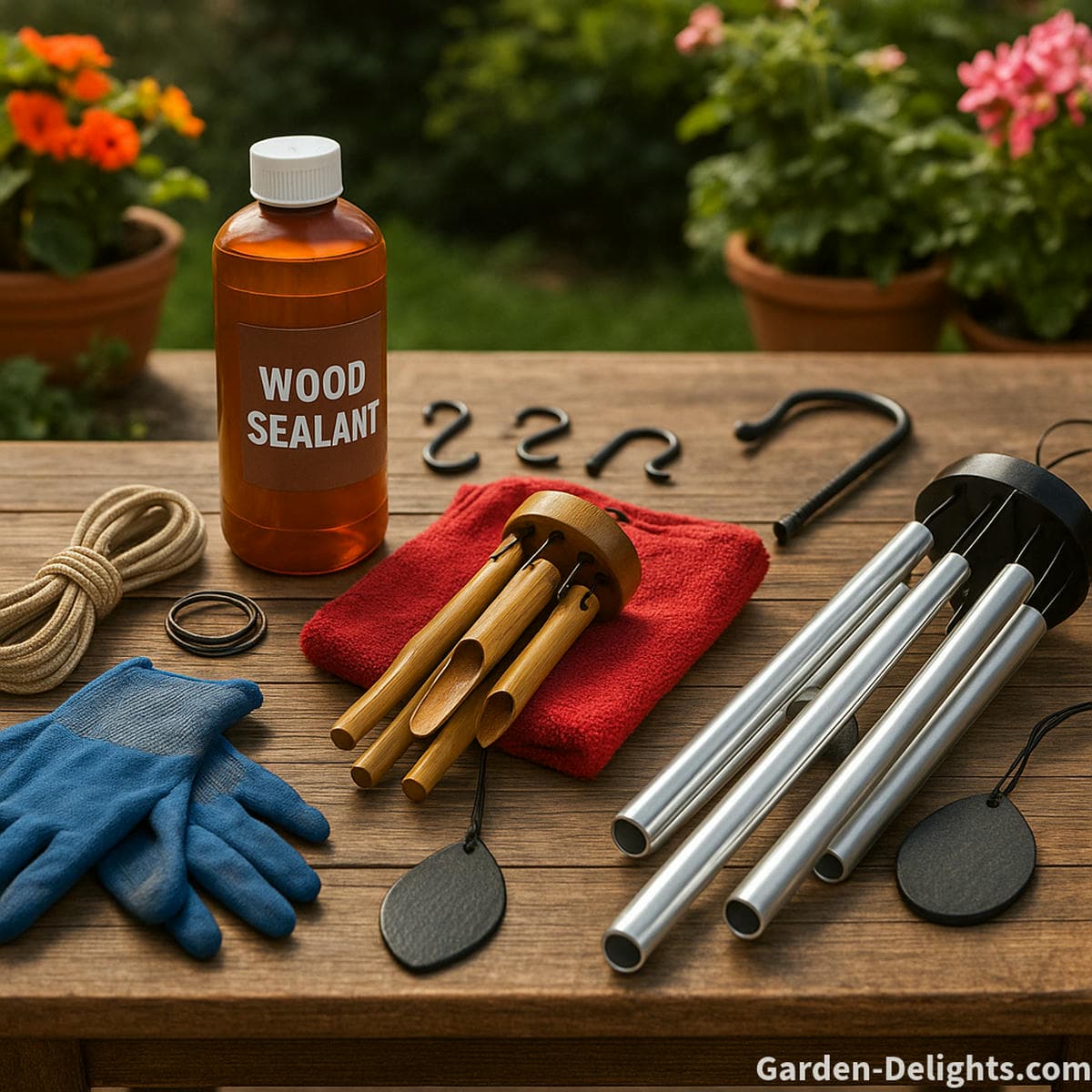 wind chime maintenance tools