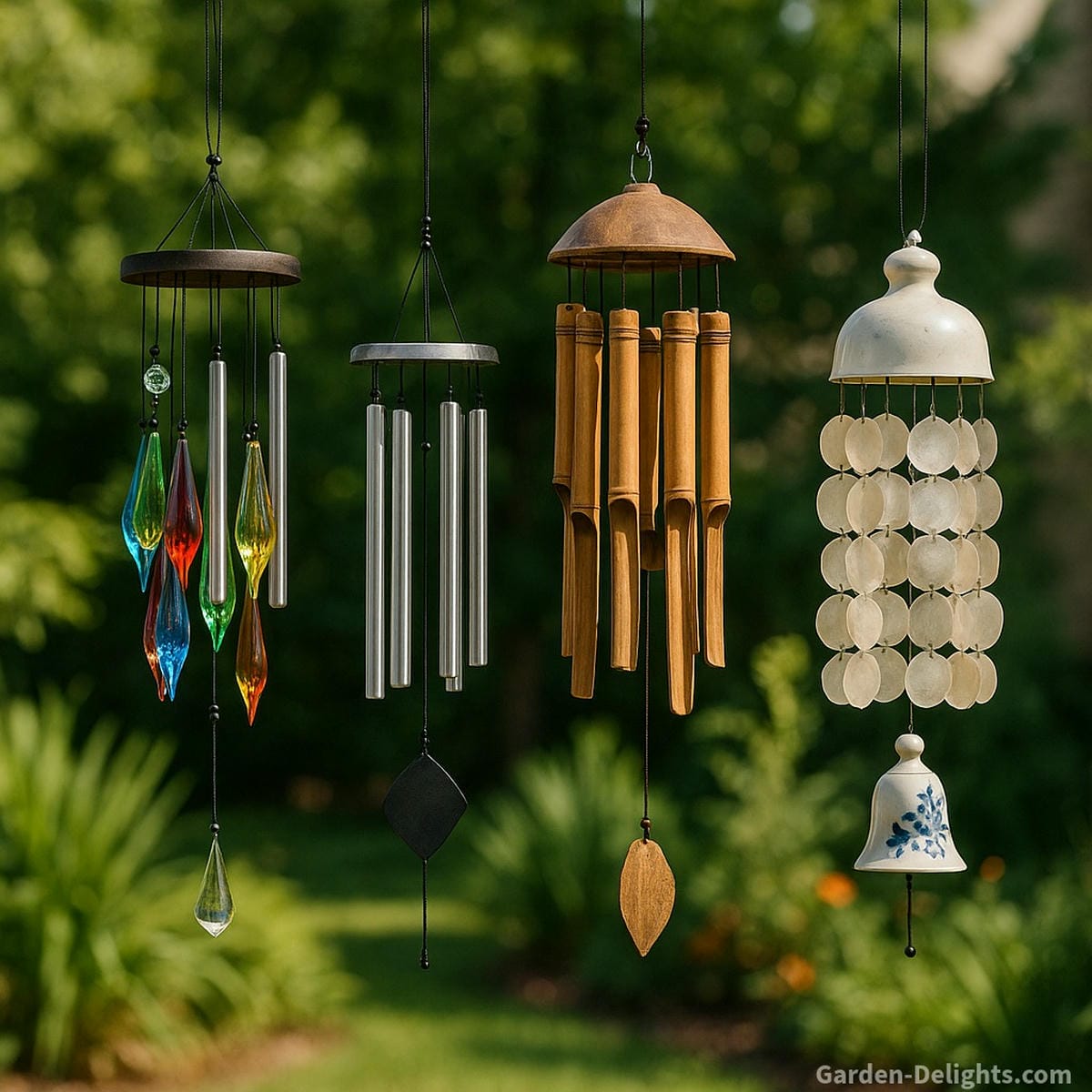 glass vs other wind chime materials