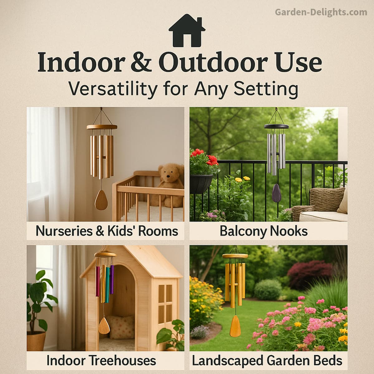 indoor outdoor kids wind chimes
