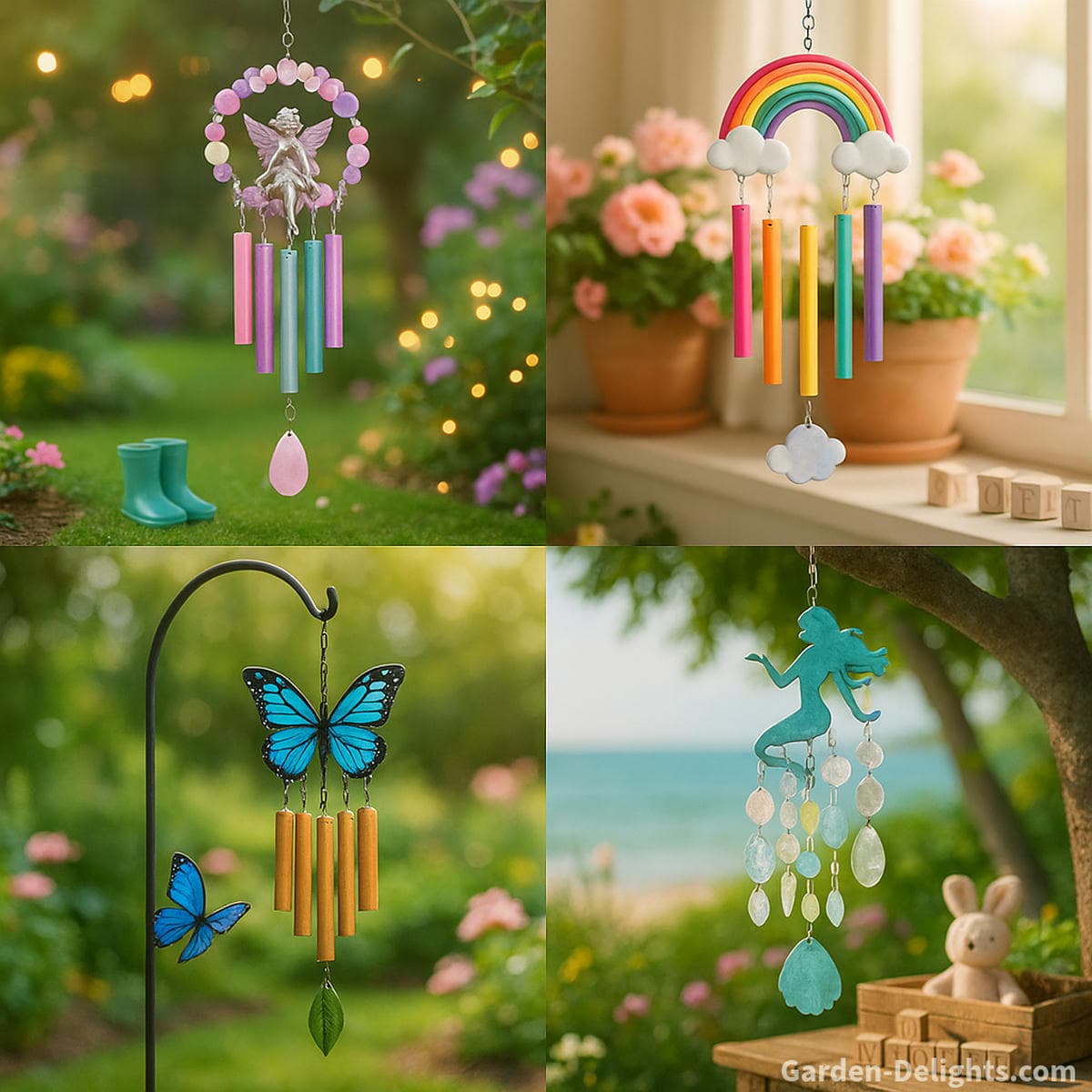 kids themed wind chimes