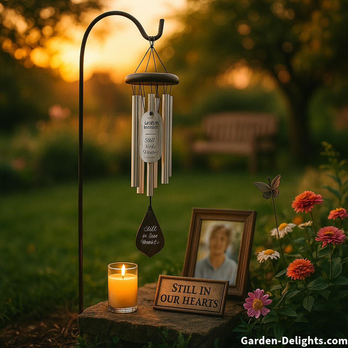anniversary memorial wind chimes