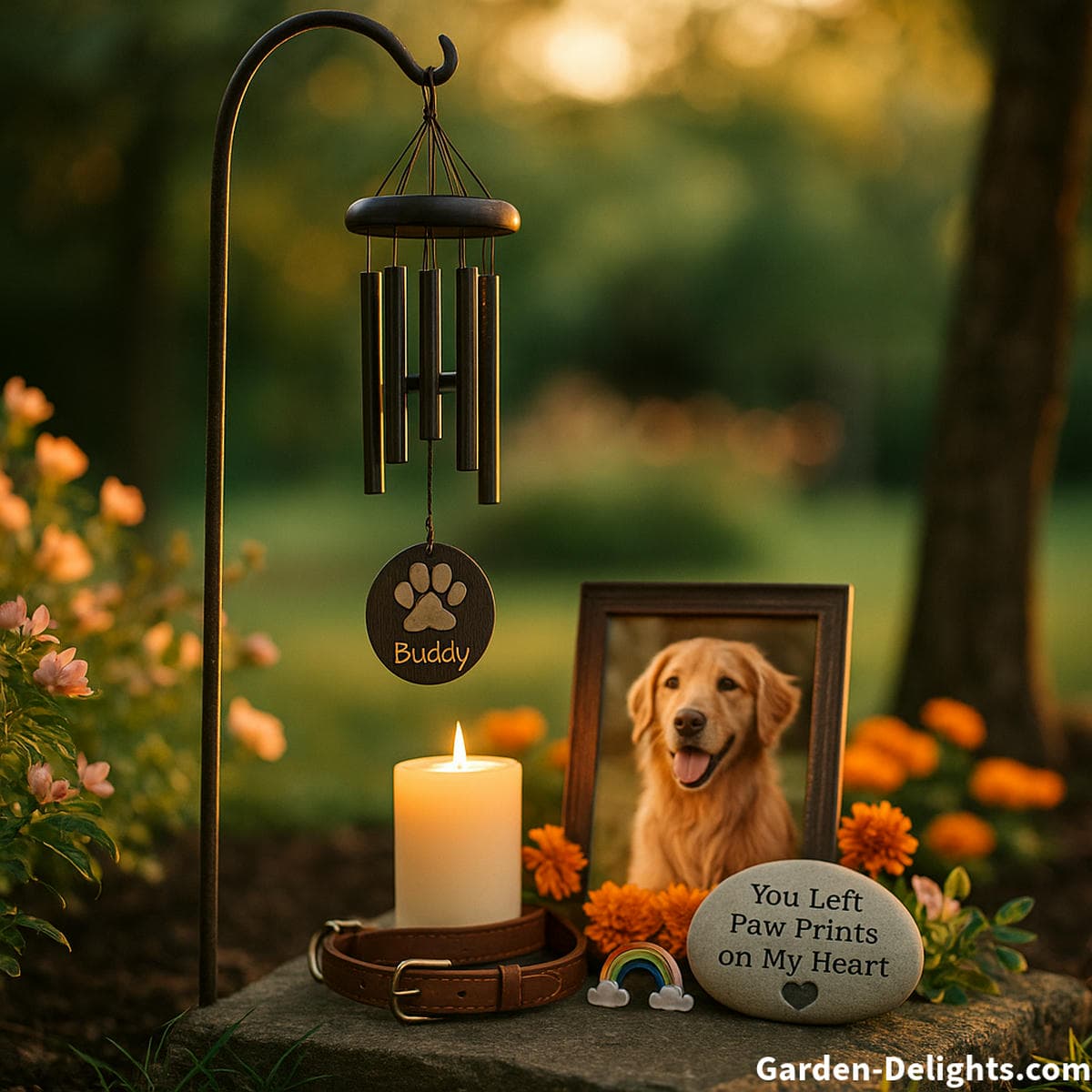 pet memorial wind chimes