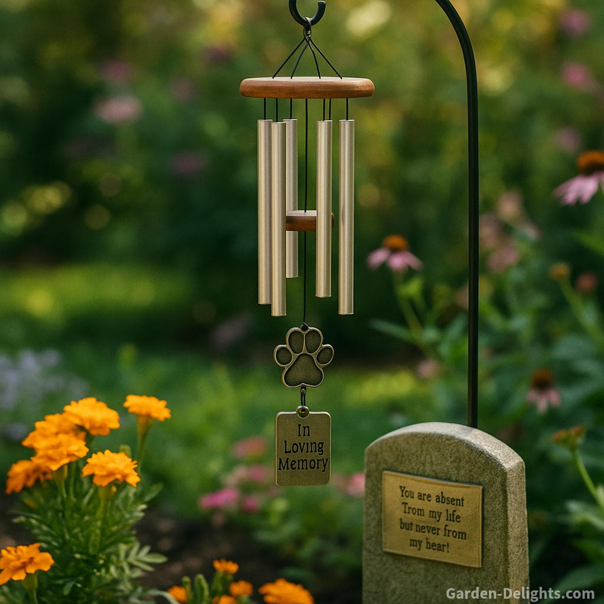 pet memorial wind chimes meaning
