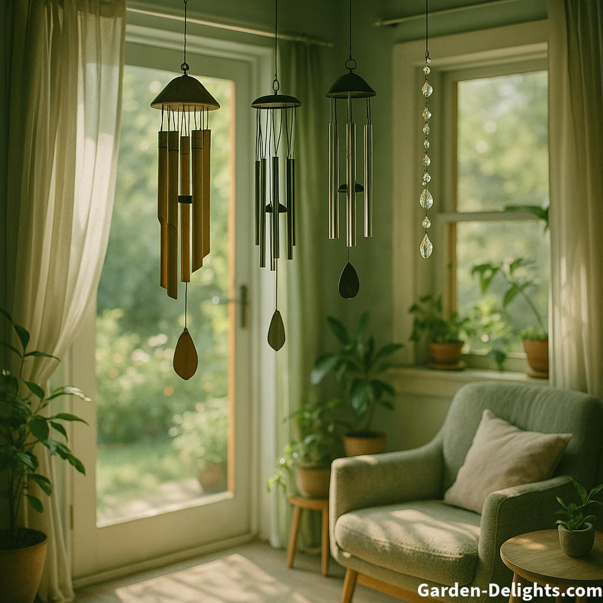 wind chimes meditation relaxation
