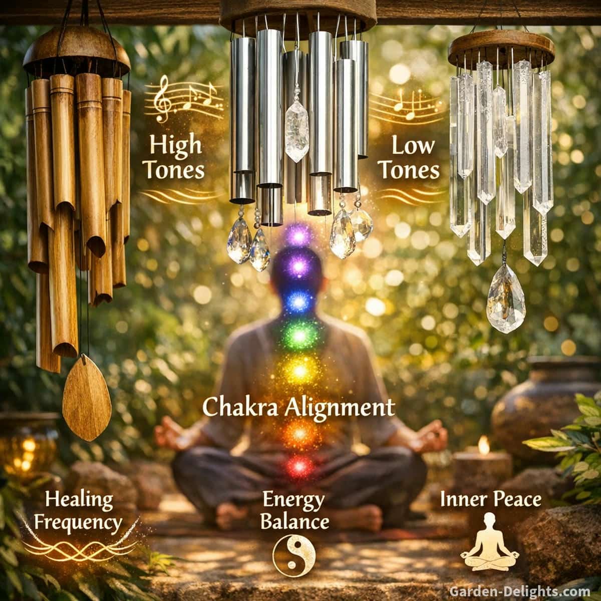 wind chime tone symbolism frequency